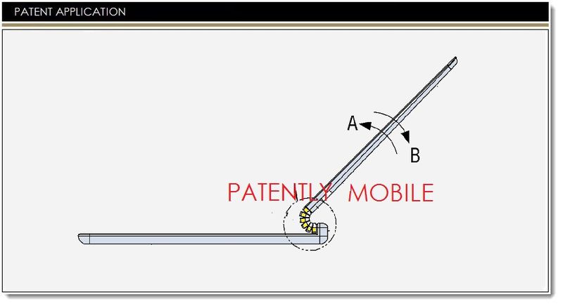 Samsung brevetează o balama flexibilă pentru un notebook hibrid, bazată pe mici rotițe