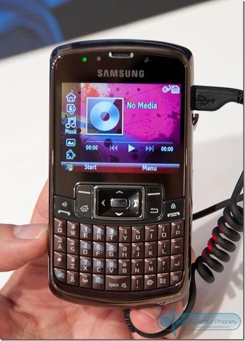 Primele impresii in legatura cu Samsung B7320 OmniaPRO