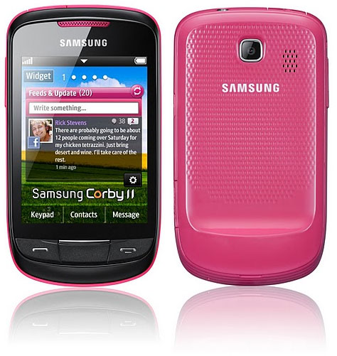 Samsung Corby II anunțat oficial