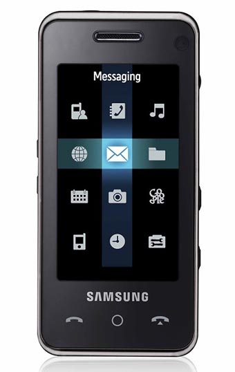 Samsung: Samsung prezinta telefonul F490 dotat cu touchscreen de 3.2 inch