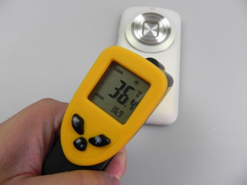 Galaxy K Zoom atinge 36.9 grade Celsius