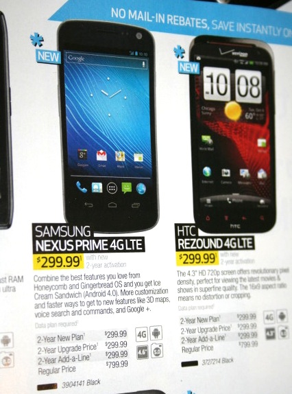 Haos si nebunie! Galaxy Nexus Încă o dată găsit sub numele de Nexus Prime, acum În oferta Best Buy