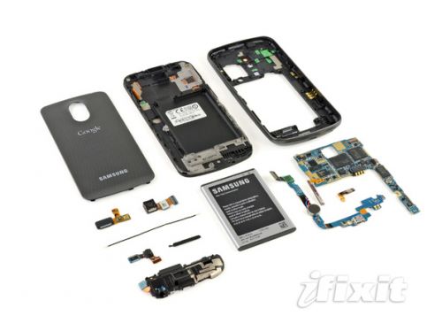 Samsung Galaxy Nexus disecat de iFixit