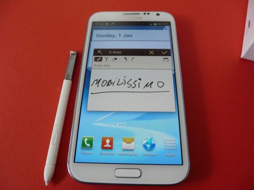 Samsung Galaxy Note II unboxing