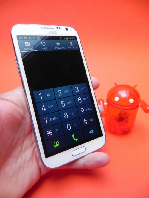 Samsung Galaxy Note II functia telefon