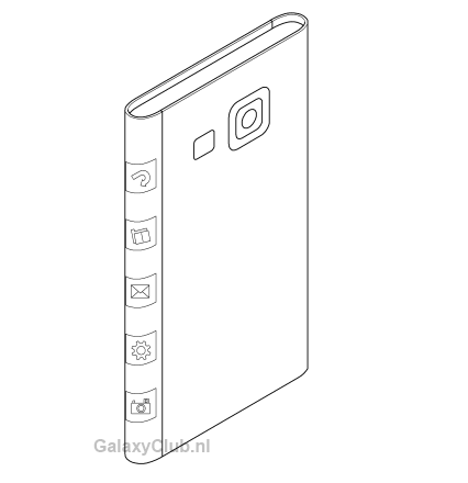 Un nou brevet Samsung prezintă un design inedit de smartphone, ar putea fi adoptat pe Galaxy Note 4
