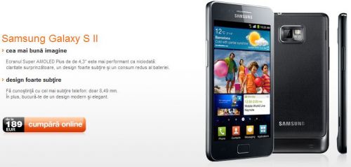 Samsung Galaxy S 2 Orange