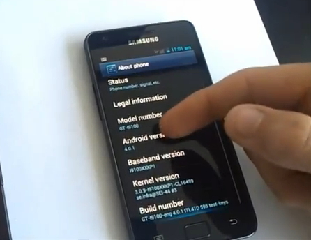 Android Ice Cream Sandwich pe Samsung Galaxy S II