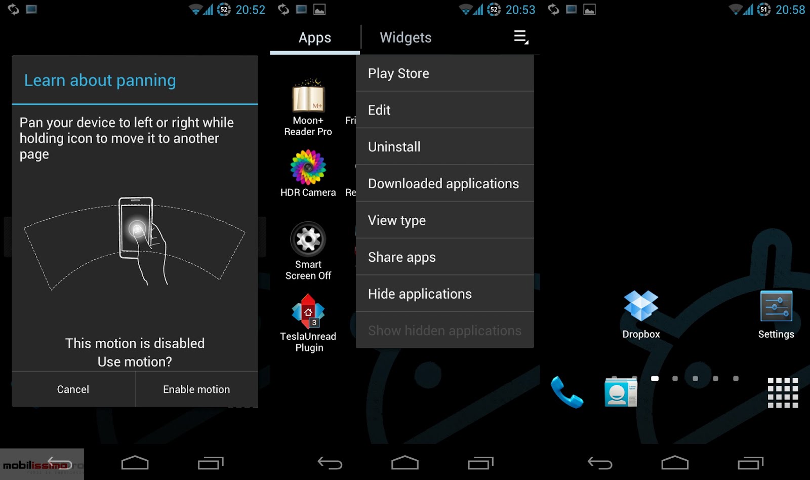 launcher-ul de pe Galaxy SIII