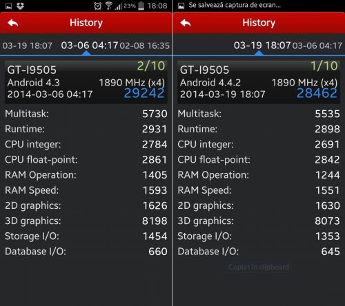 Samsung Galaxy S4 primește actualizarea la Android 4.4.2 KitKat prin Orange România