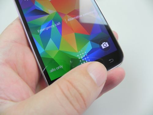 Scannerul de amprente de pe Samsung Galaxy S5