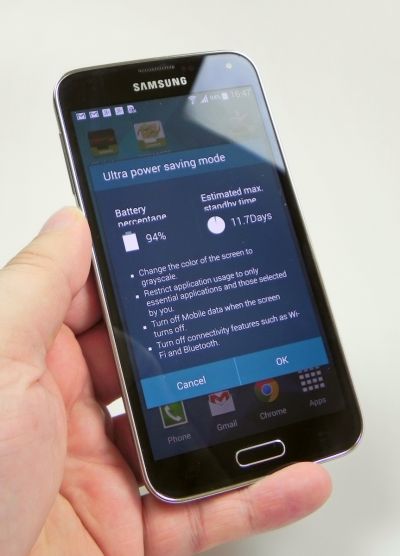 Samsung Galaxy S5 Ultra Power Saving Mode