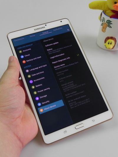 Setarile lui Samsung Galaxy Tab S 8.4