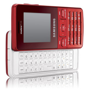 Samsung: Telefonul Samsung r410 cu tastatura QWERTY disponibil prin MetroPCS