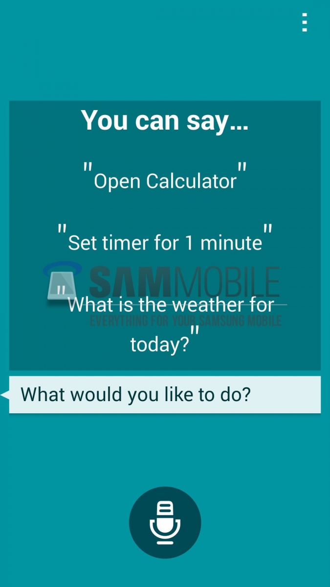 Iată cum va arăta nouă aplicație Samsung S Voice de pe Galaxy S5