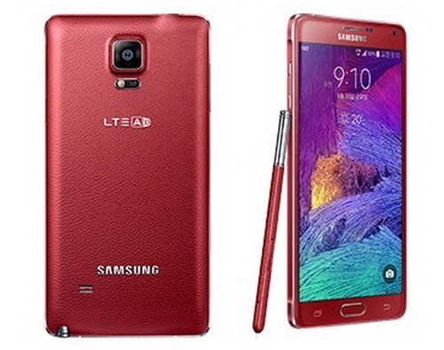 Samsung lansează un Galaxy Note 4 roșu În ediție de Crăciun, debutează În Coreea de Sud