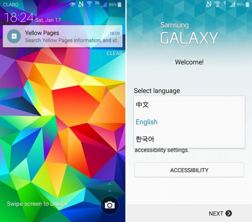TouchWiz În versiunea Android 5.0.1 pentru Galaxy S4 primește capturi de ecran, ajunse pe web