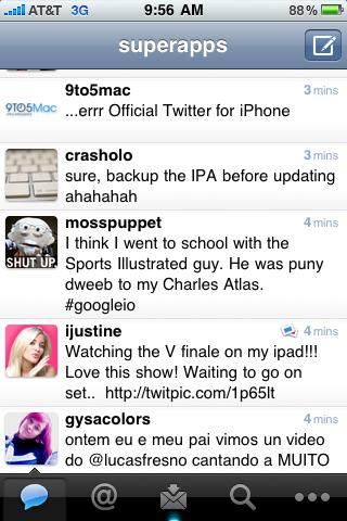 Twitter are aplicatie oficiala pe iPhone