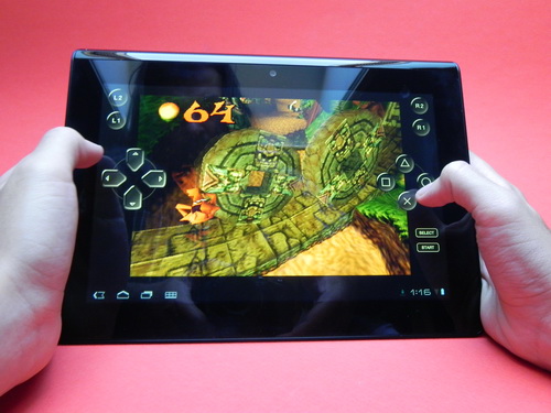 Sony Tablet S gaming