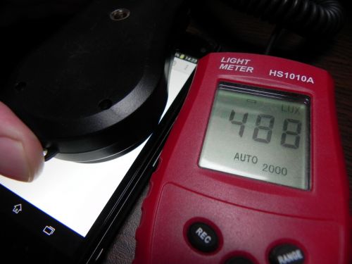 Luminozitate ecran Sony Xperia Z1 Compact