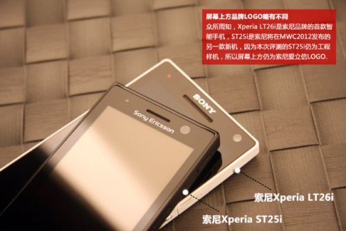 Sony Xperia U alături de Sony Xperia S Într-un set de imagini