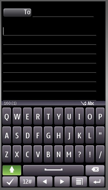 Noua tastatura Symbian