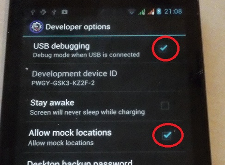 USB Debuging