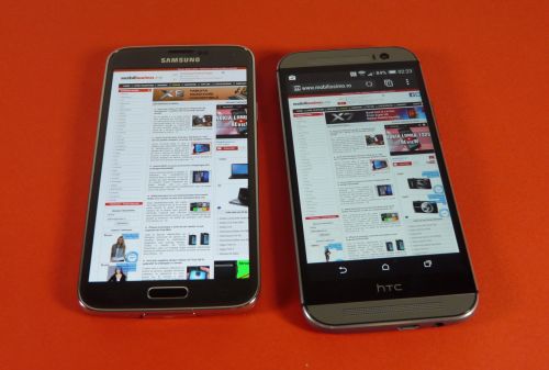 Samsung Galaxy S5 versus HTC One M8