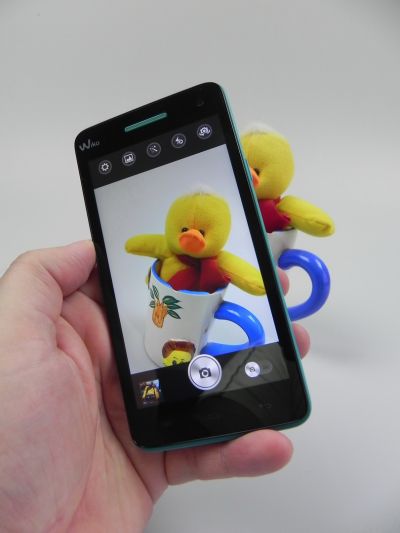 Camera lui Wiko Rainbow