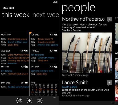 Calendar & People Hub