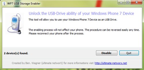 Telefoanele cu Windows Phone 7 devin acum stickuri USB printr-o aplicaţie specială