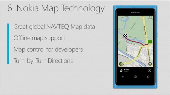 Windows Phone 8 - Nokia Maps integrat