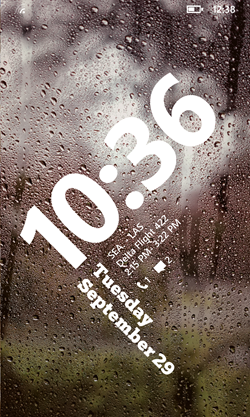 Au fost operate modificări și la capitolul Lock Screen, funcție ce oferă acum o mulțime de teme și efecte vizuale sau animații