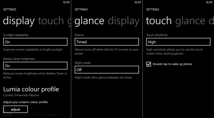 Tot În acel panel găsim un nou tab, denumit "glance"