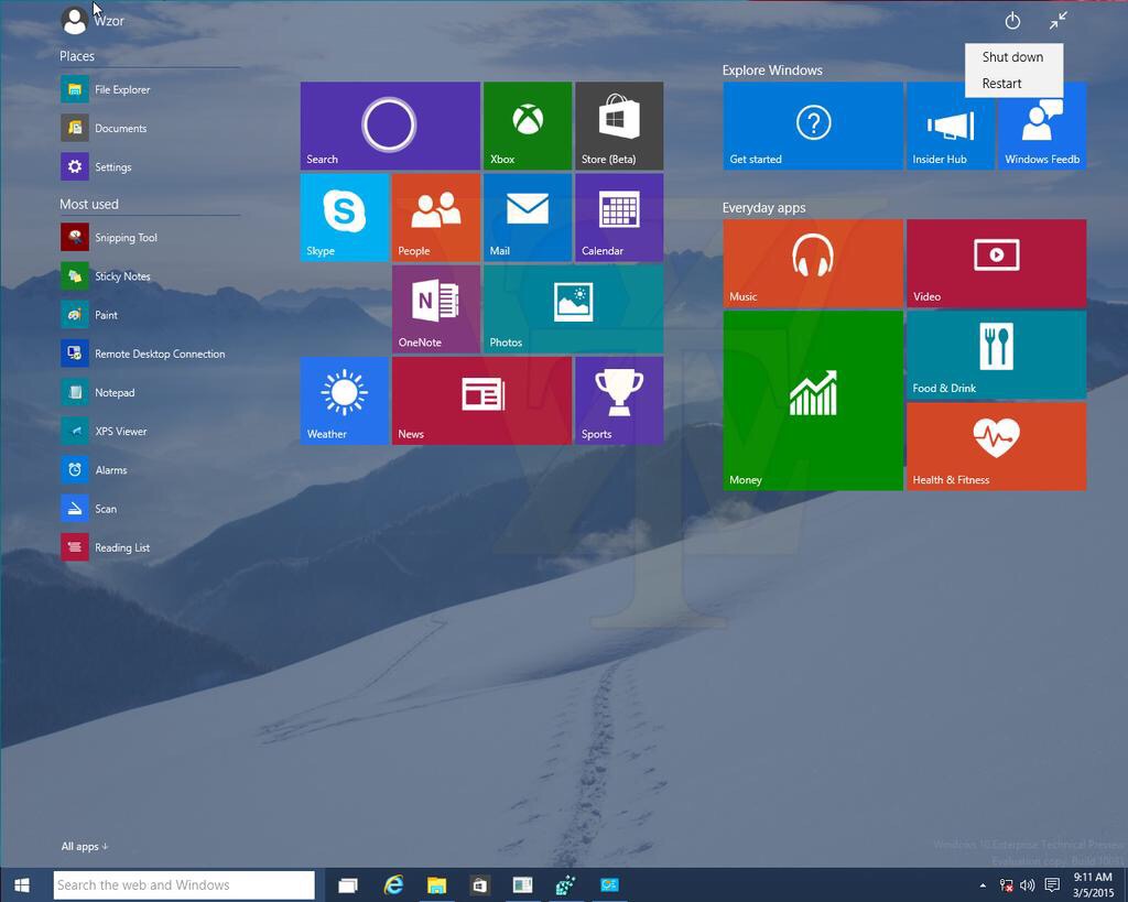 Windows 10 Build 10031 ajunge pe web sub formă de capturi de ecran, dezvăluie un nou meniu login; Aflăm şi noi funcţii din Windows 10!