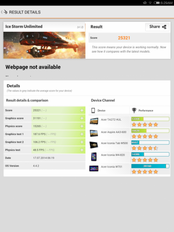 3DMark, probabil cel mai relevant test ne aduce un scor enorm, de 25.321 puncte pe Xiaomi