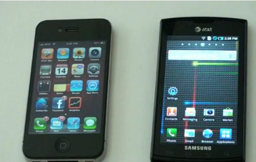 iPhone 4 versus Samsung Galaxy S: duelul display-urilor