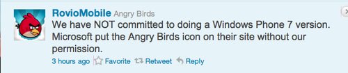 tweet rovio