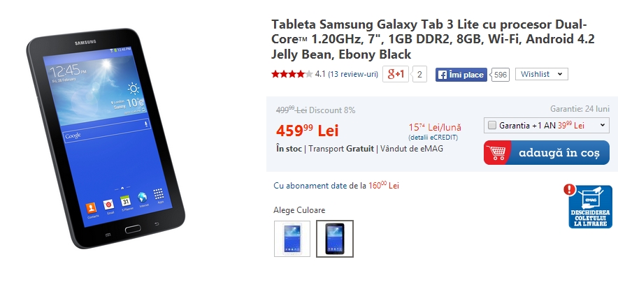 eMAG.ro desfășoara campania de reduceri Samsung Crazy Days În perioada 10 - 23 iulie; discounturi de până la 300 lei