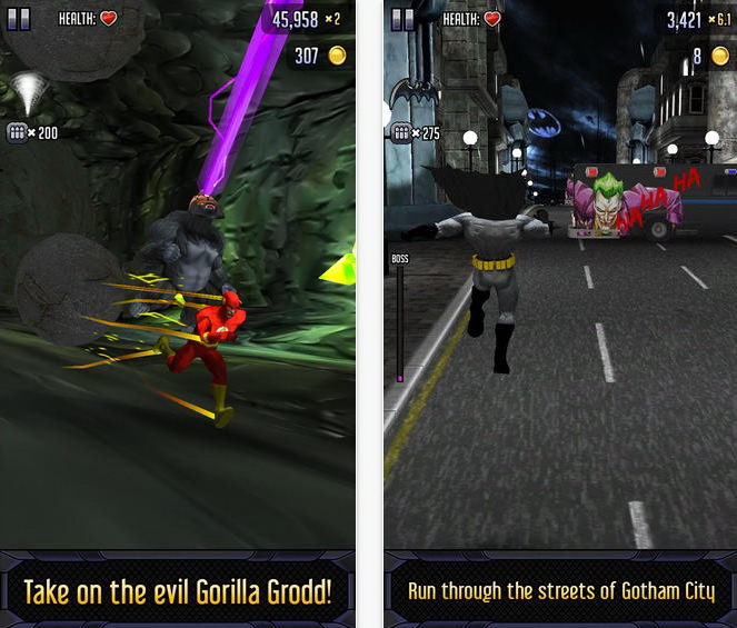 Batman and The Flash Hero Run