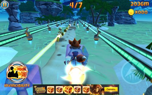 Rocket Racer Review (LG Nexus 5X): endless runner de mare viteză, în sesiuni foarte scurte (Video)