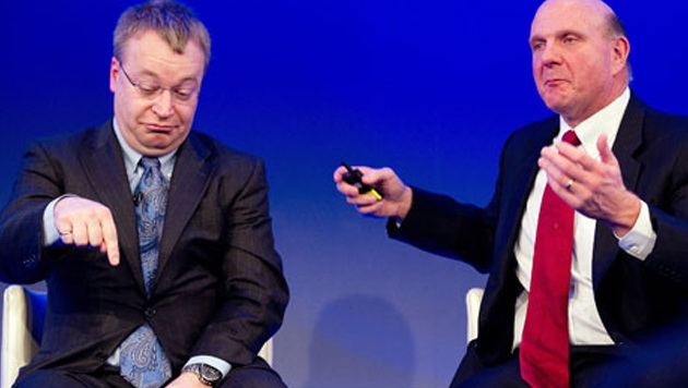 Elop si Ballmer