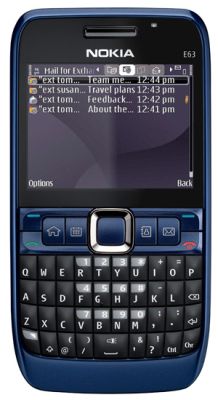 Nokia E63 Blue