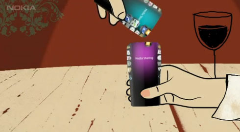 Nokia GEM, un telefon ultra-touchscreen creat de Nokia cu ecrane pe toate suprafețele (Video)