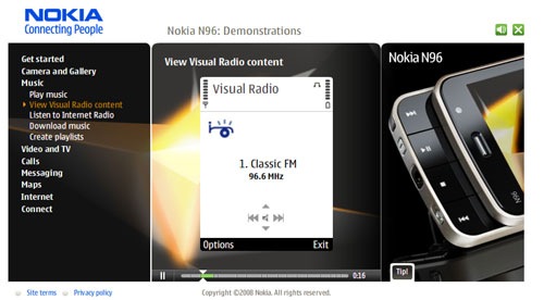 Nokia N96 Demo