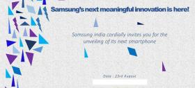 Samsung Z2 ar putea debuta pe 23 august, conform unei invitaţii trimise presei din India