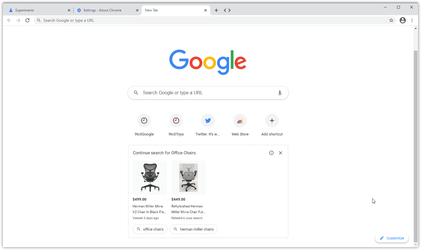 Google ar putea afişa reclame în browser-ul Chrome, într-un tab nou