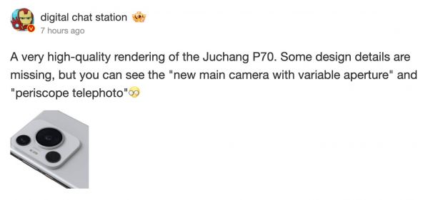 Huawei P70 promite surprize; Primele imagini și specificații