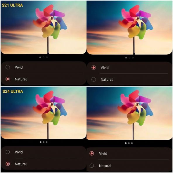 Una dintre ele, raportată pe pagina Comunității Samsung și discutată pe Reddit, este legată de culori care par spălăcite, mai ales în comparație cu modele mai vechi, precum Galaxy S23 Ultra.