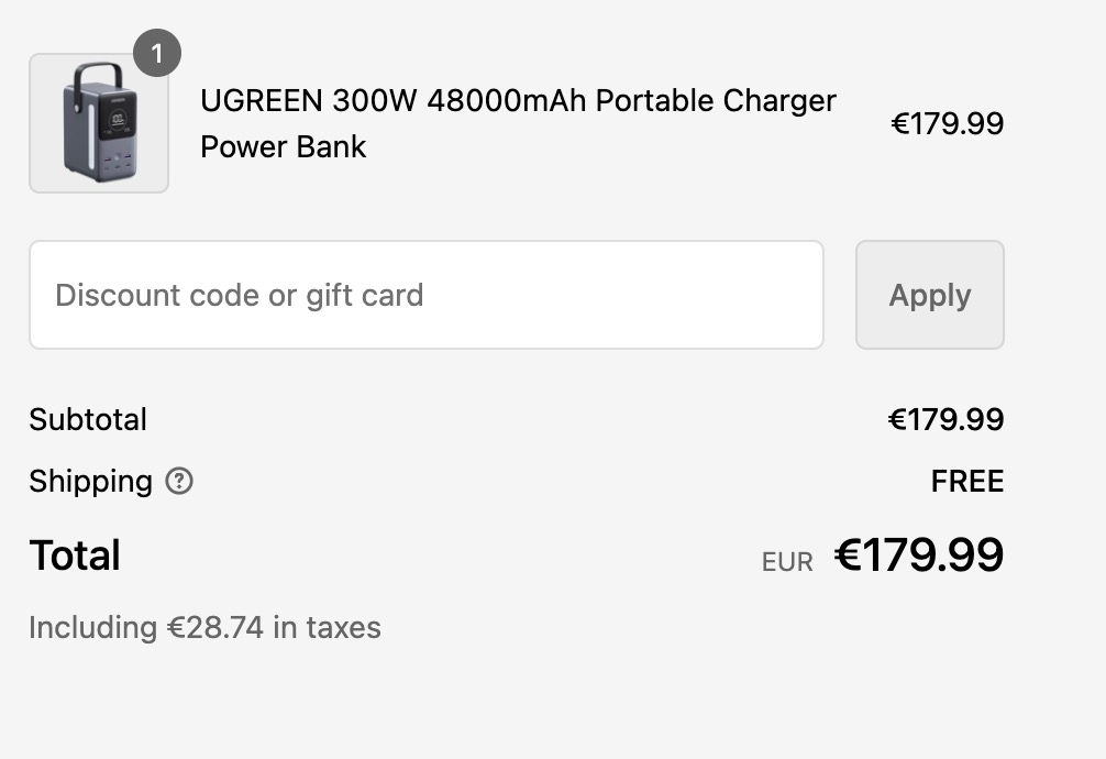 UGREEN a lansat bateria portabilă de 300W și 48000mAh, echipată cu ecran digital inteligent, iluminare și mod SOS. 